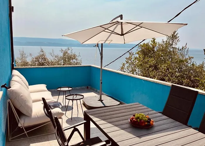 Blue With Bbq, Wifi And Stunning View Vila *