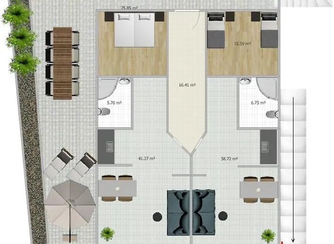 Blue With Bbq, Wifi And Stunning View Celina